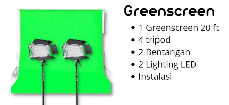paket green screen